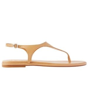 Aeyde Leather Thong Sandals - Brown