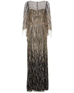Jenny Packham Rhapsody Sequined Gown - Multicolor
