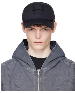 HELIOT EMIL Plus Embroidered Baseball Cap - Blue