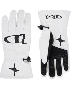 Dior And Lewis Hamilton Ski Gloves - White