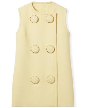 Gucci Maxi Buttons Vest - Yellow