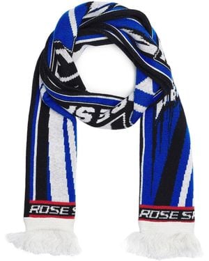 Martine Rose Fringed Scarf - Blue
