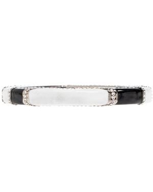 Jacquemus Two-Toned Embellished Bracelet - White