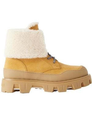 Moncler Peak Snowcap Boots - Natural
