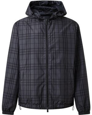 Burberry Long Sleeve Windbreaker - Blue