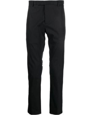 PT01 Casual Pants With Belt Loops - Black