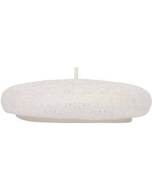Dior Logo Beret - White