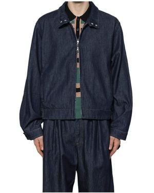 Dries Van Noten Long-Sleeved Jacket - Blue