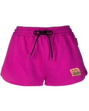 Versace Drawstring Casual Shorts - Pink