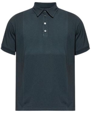 Maison Margiela Short-Sleeved Polo Shirt - Blue