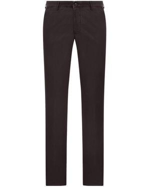 Incotex Belt Loops Casual Trousers - Grey