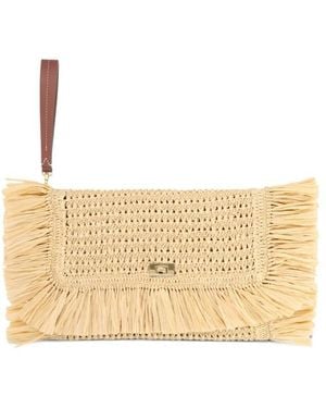Anya Hindmarch Tassel Clutch - Natural