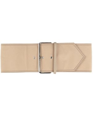 Marni Minimalist Wide Woven Belt - Natural