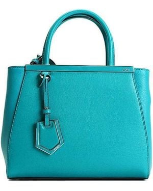 Fendi Small 2Jours Logo Handbag - Blue