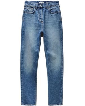 Versace High Waist Straight Jeans - Blue