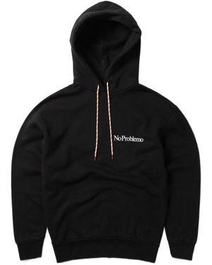 Aries Mini Problemo Drawstring Hoodie - Black