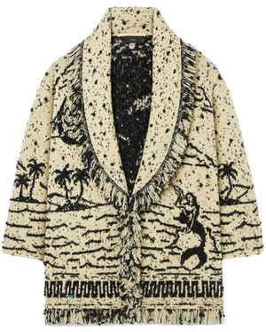 Alanui Ocean Whispers Cardigan - Metallic