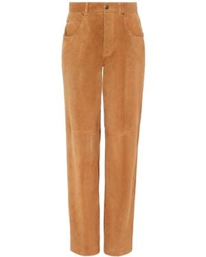 Chloé Straight Trousers - Brown