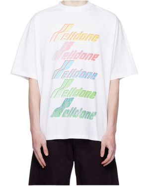 we11done Logo-Print T-Shirt - White