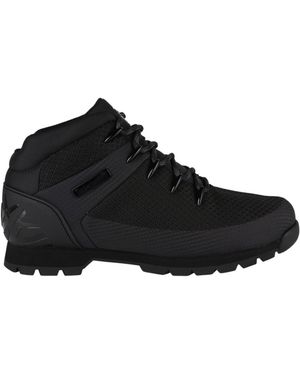 Timberland Front Lace-Up Boots - Black