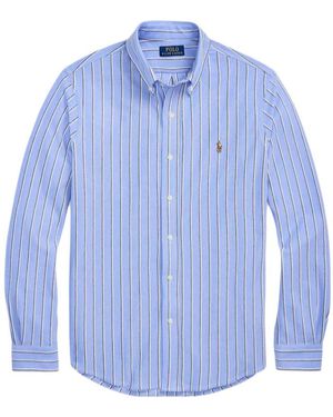 Polo Ralph Lauren Striped Long-Sleeve Shirt - Blue
