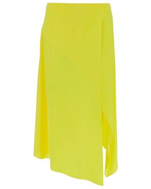 Stella McCartney Asymmetric Midi Skirt - Yellow