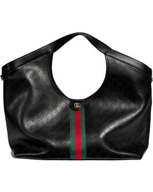 Gucci Giglio Large Tote Bag - Black