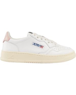 Autry Leather Court Sneakers - White