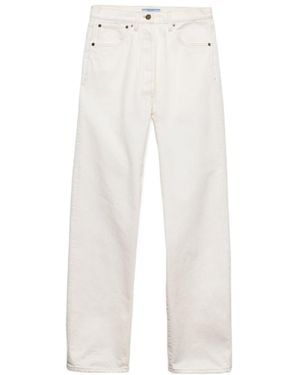 Prada Old Denim Five-Pocket Jeans - White