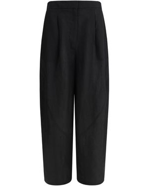 Lardini Linen Pants - Black