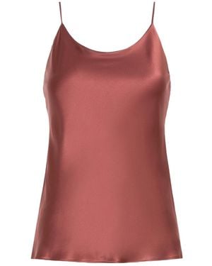 Max Mara Spaghetti-Strap Top - Red