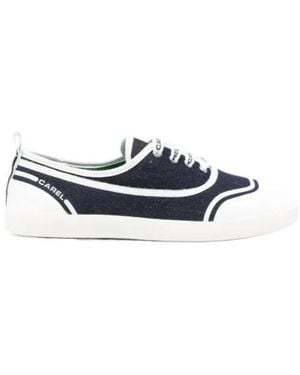 CAREL PARIS Sol Denim Sneakers - Blue