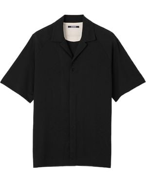 Jacquemus Short Sleeve Shirt - Black