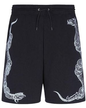 Givenchy Monster Print Shorts - Black
