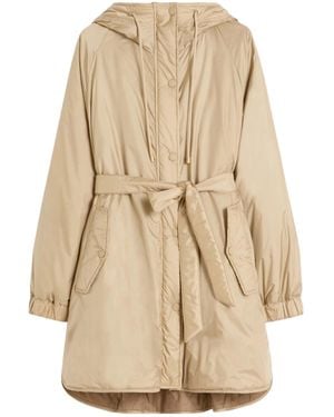Weekend by Maxmara Reversible Hooded Coat - Natural