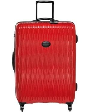 Longchamp Wheeled Trolley - Red