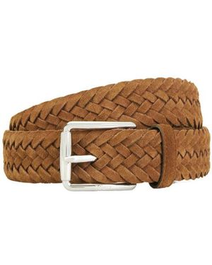 Tod's Braided Buckle Belt - Brown