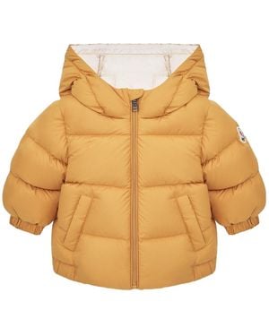 Moncler New Macaire Hooded Down Jacket - Natural