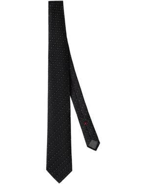 Brunello Cucinelli Patterned Silk Tie - White