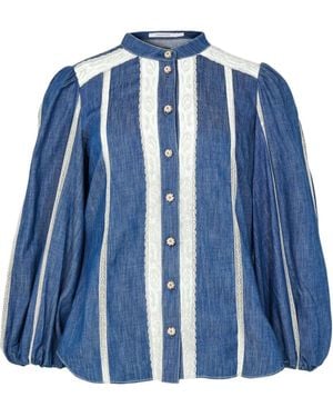 Zimmermann Awaken Denim Shirt - Blue