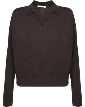 Incotex Polo Collar Knitwear - Black