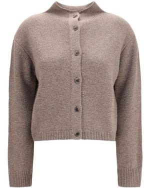 Lisa Yang Zirelle Ribbed Knit Cardigan - Brown