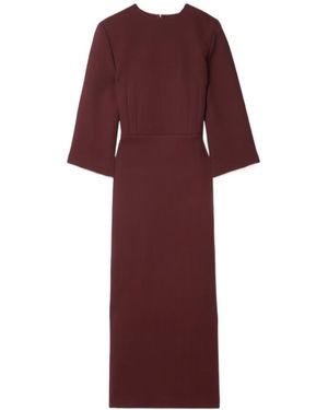 The Row Jery Wool-Blend Dress - Red