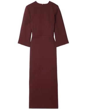 The Row Jery Wool-Blend Dress - Red