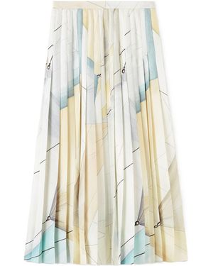 Loro Piana Clea Midi Skirt - White