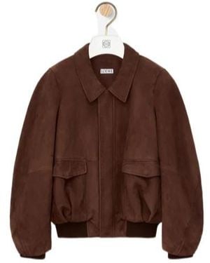Loewe Bomber Jacket - Brown