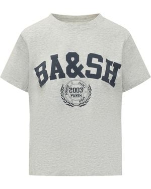 Ba&sh Ioni Logo T-Shirt - Gray
