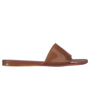 AMINA MUADDI Flat Sandals - Brown