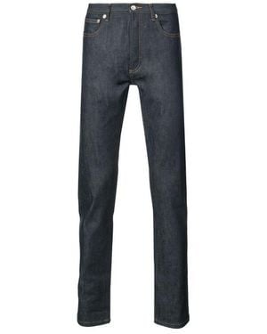 A.P.C. Low-Rise Straight Leg Jeans - Blue