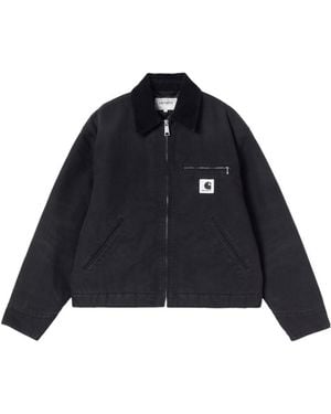 Carhartt Og Detroit Jacket - Blue